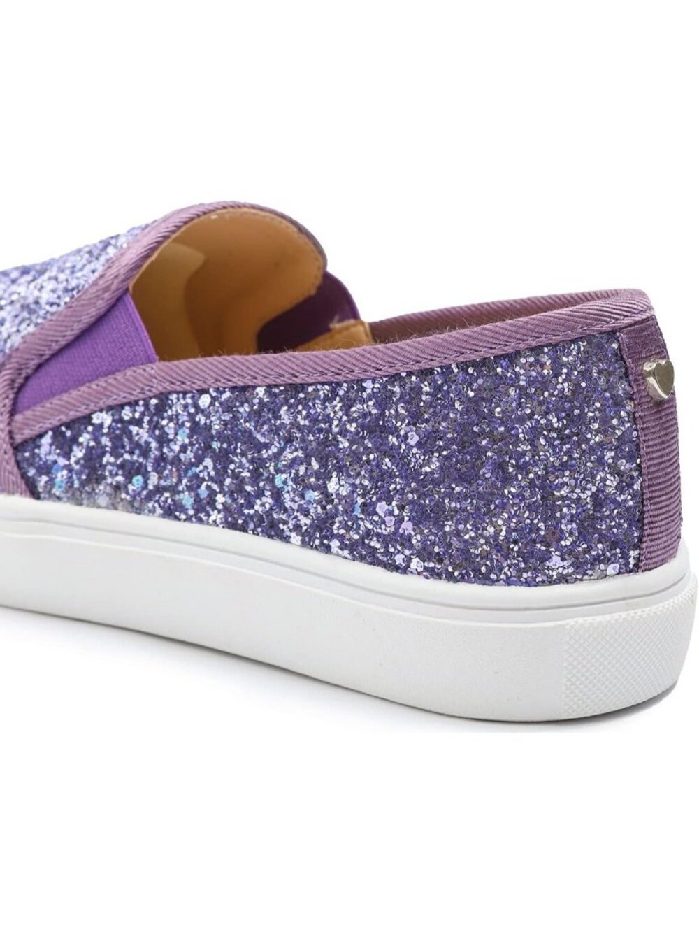Women's Lavender Fashion Slip-on Casual Comfortable Round Toe Flat Loafers - Picture 5 of 6
